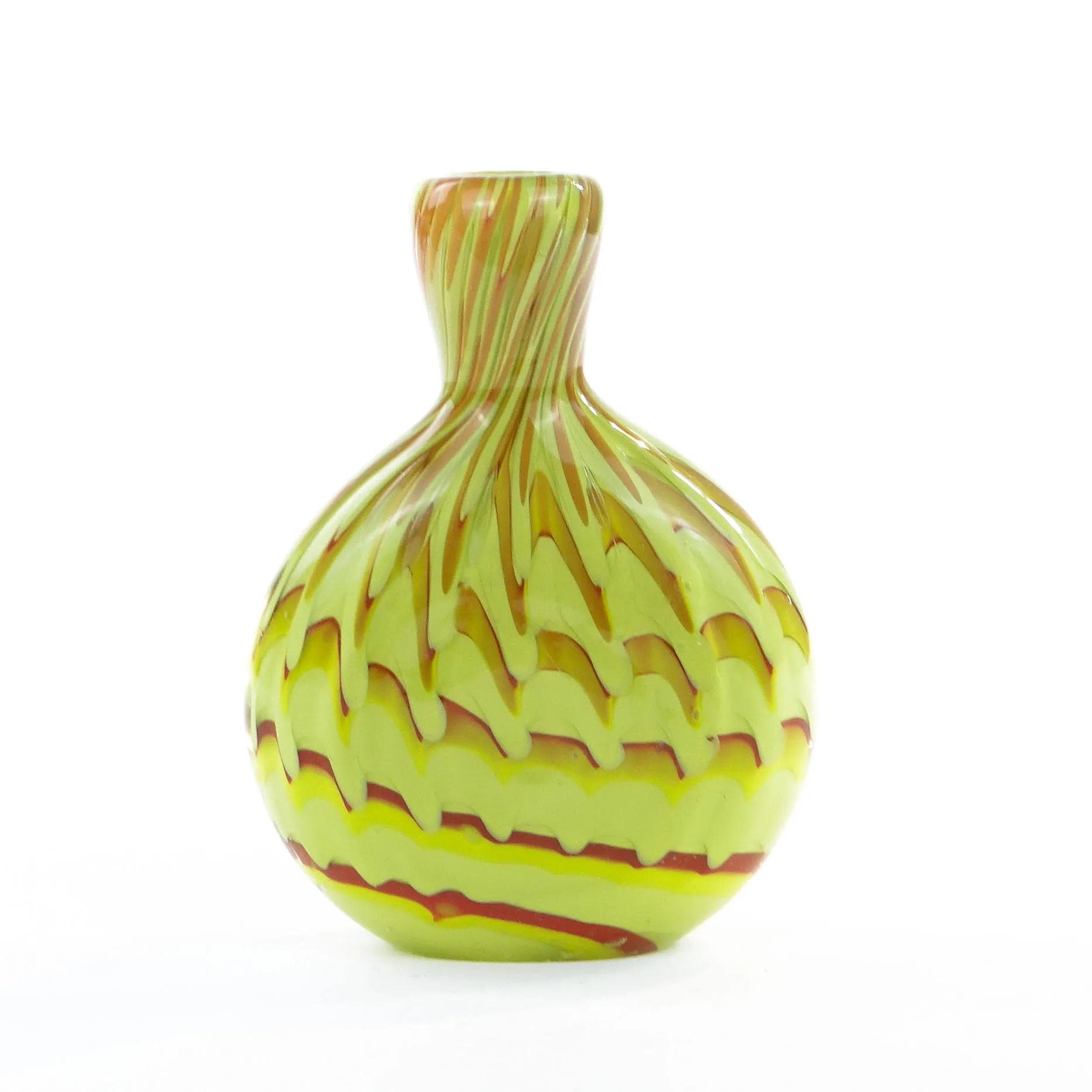 Snuff Bottle, multicolor mosaic glass, Germany, 1950s - 10628