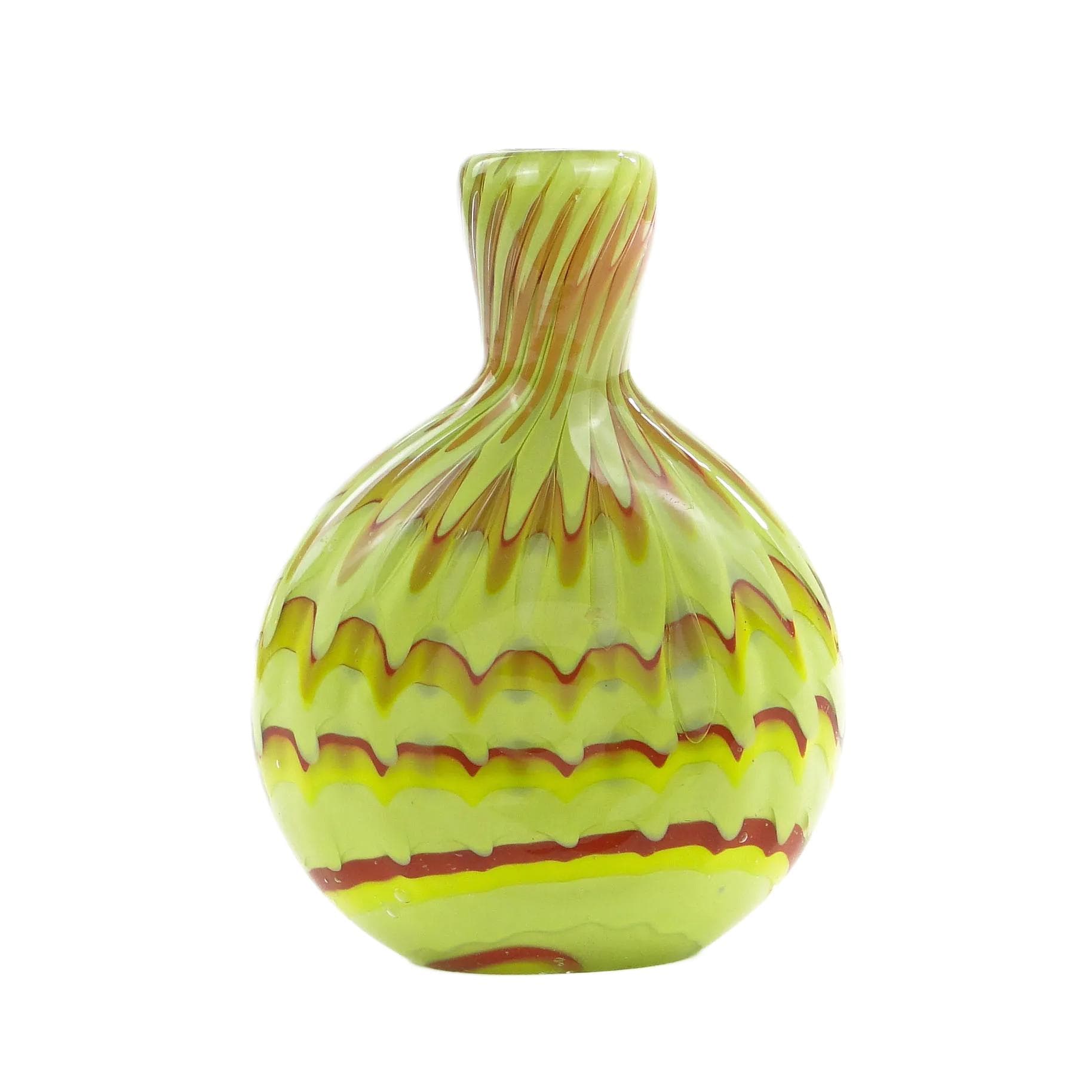 Snuff Bottle, multicolor mosaic glass, Germany, 1950s