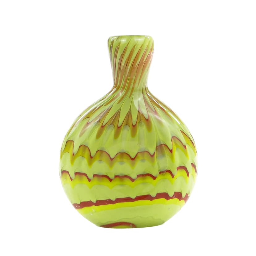 Snuff Bottle, multicolor mosaic glass, Germany, 1950s