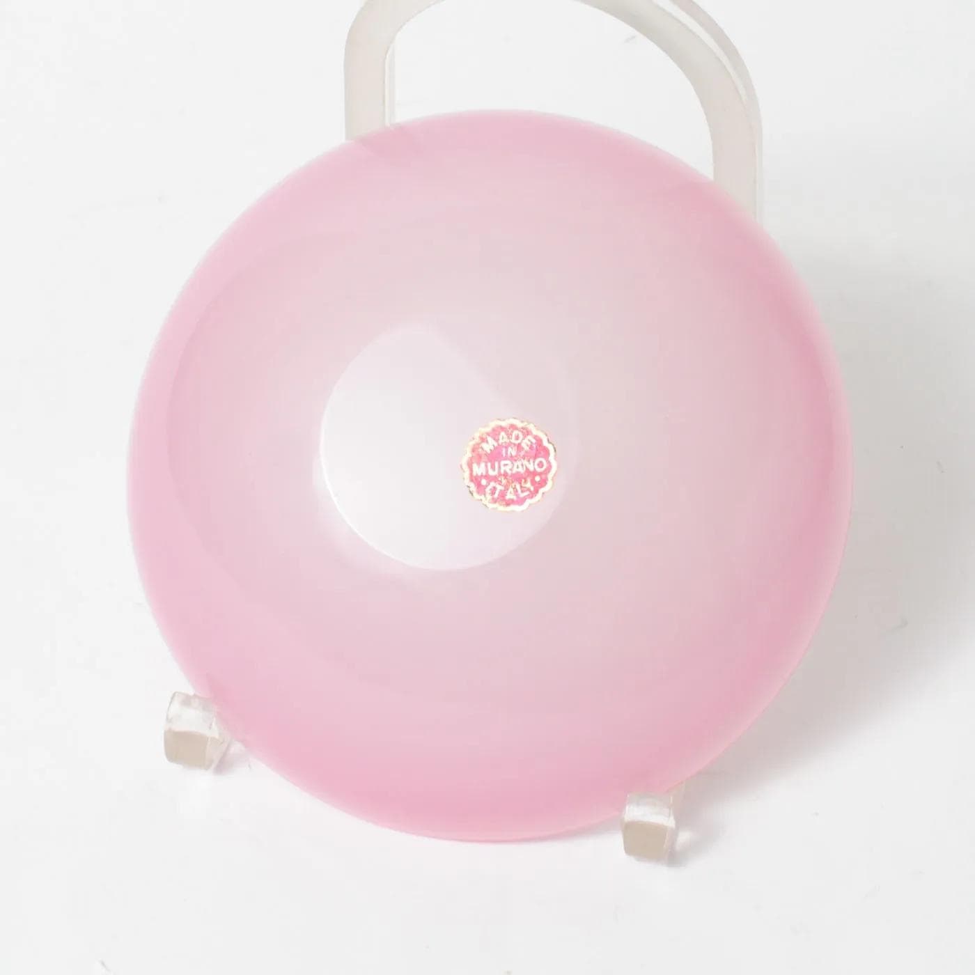 Bowl Alabastro, pink glass, Archimede Seguso, Murano, Italy, 1960s. - 164377