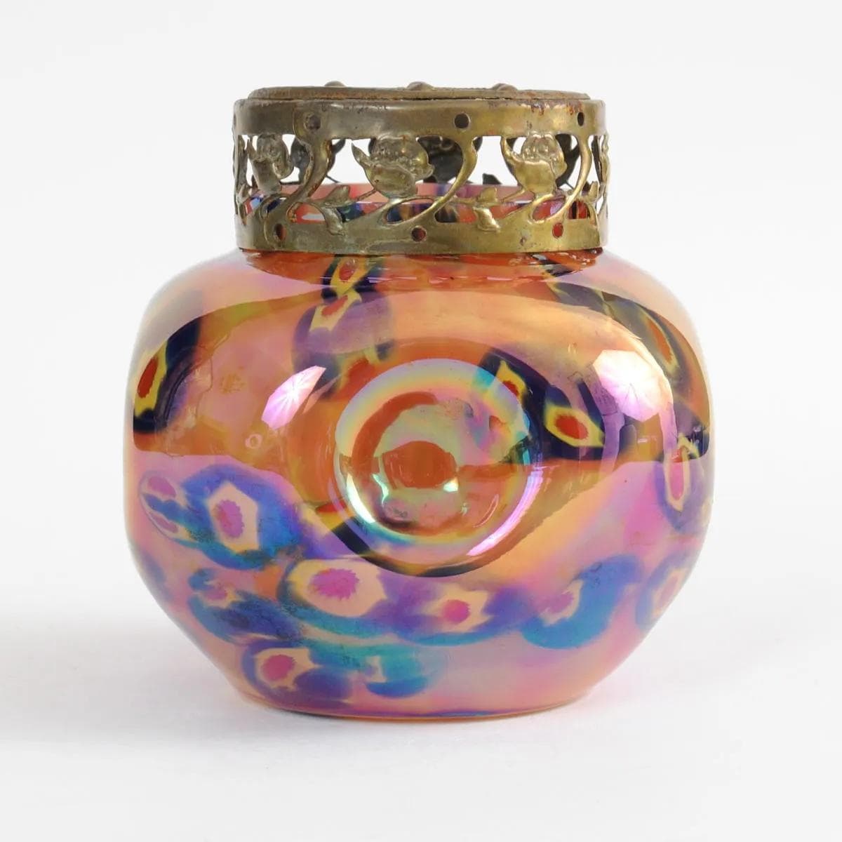 Wazon, Wilhelm Kralik Sohn, multikolor, szkło, Czechosłowacja, lata 20. - 164366