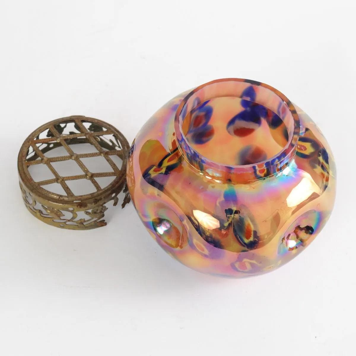 Wazon, Wilhelm Kralik Sohn, multikolor, szkło, Czechosłowacja, lata 20. - 164371