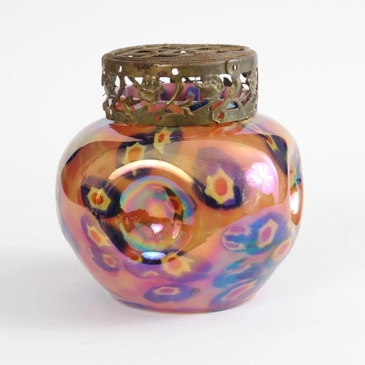 Wazon, Wilhelm Kralik Sohn, multikolor, szkło, Czechosłowacja, lata 20. - 164367