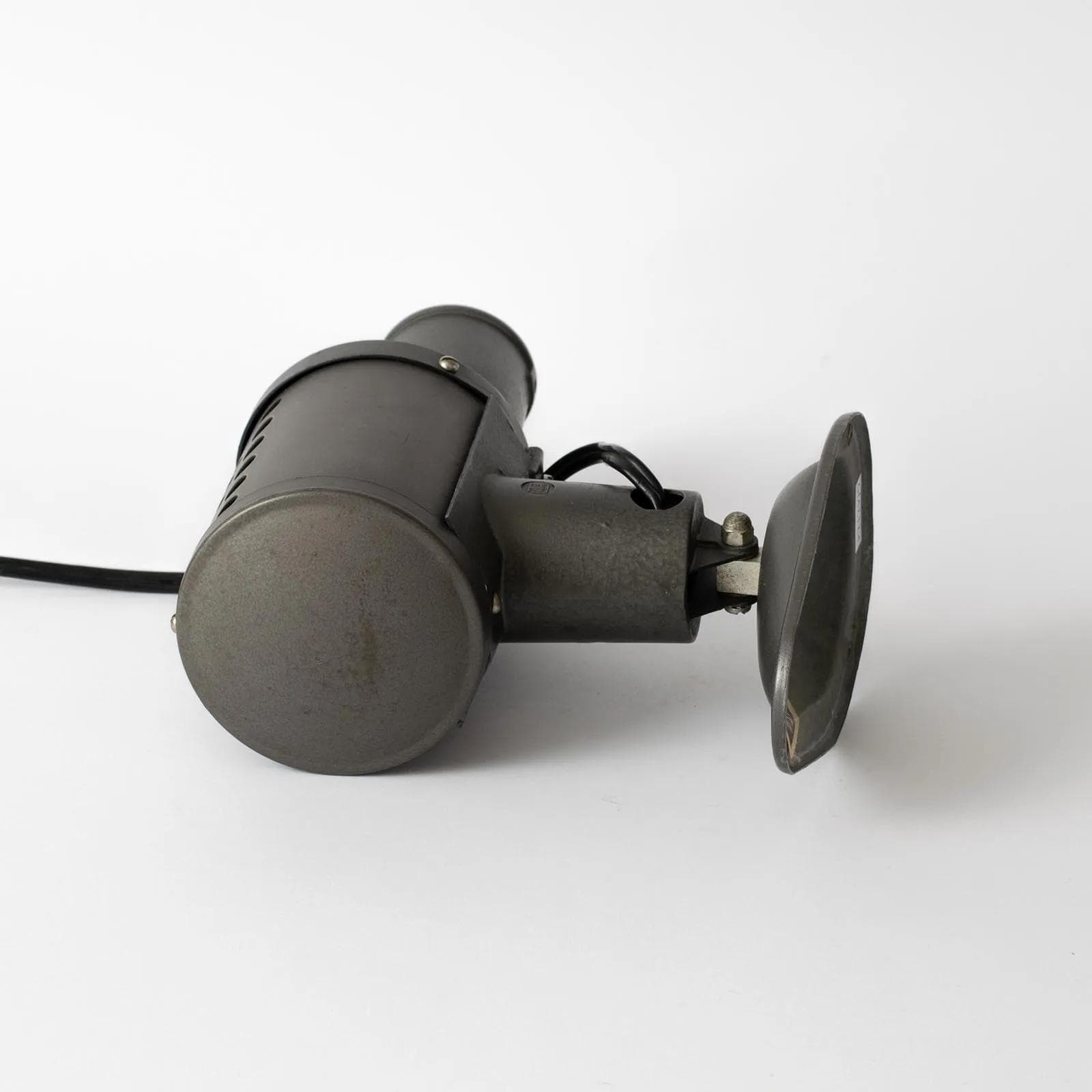 Lampa projektor, ciemnoszary, stal, Lita, Francja, lata 50. - 164908