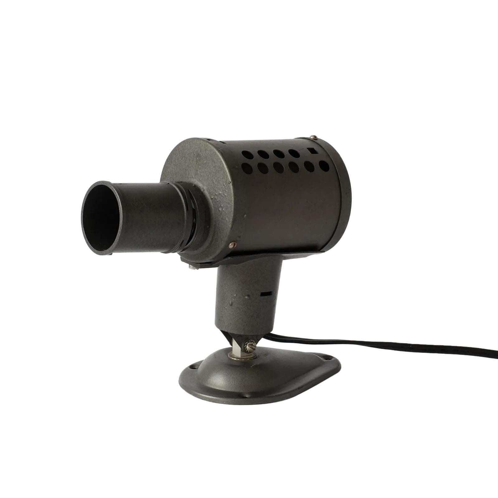 Lampa projektor, ciemnoszary, stal, Lita, Francja, lata 50.
