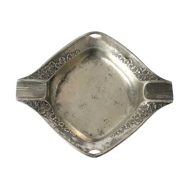 Ashtray, Orivit, grey, metal, Germany, early 20th c. - DIMENSION