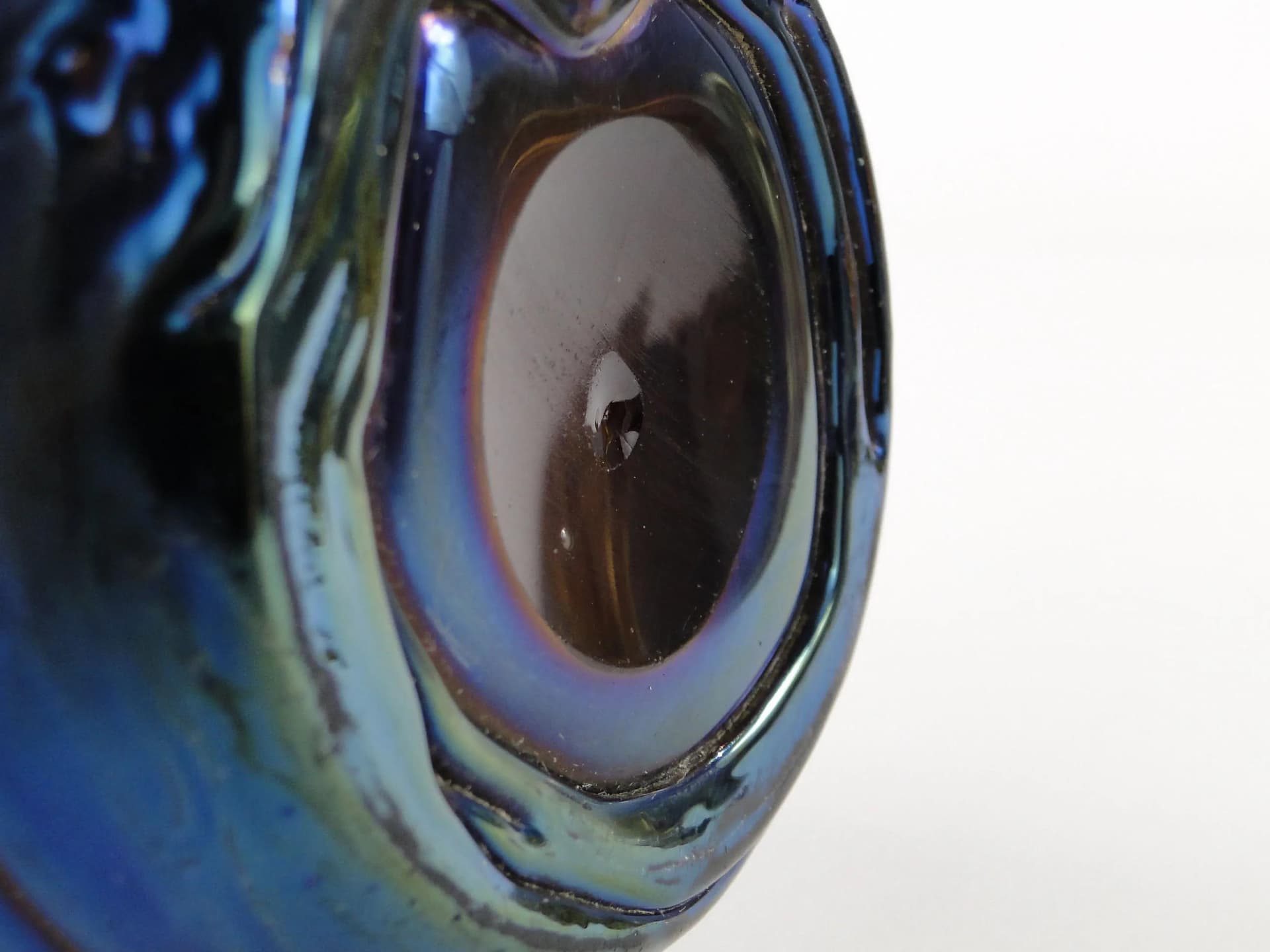 Art Nouveau vase, multicolor, opaline glass, Czech Republic, early 20th c. - 10749