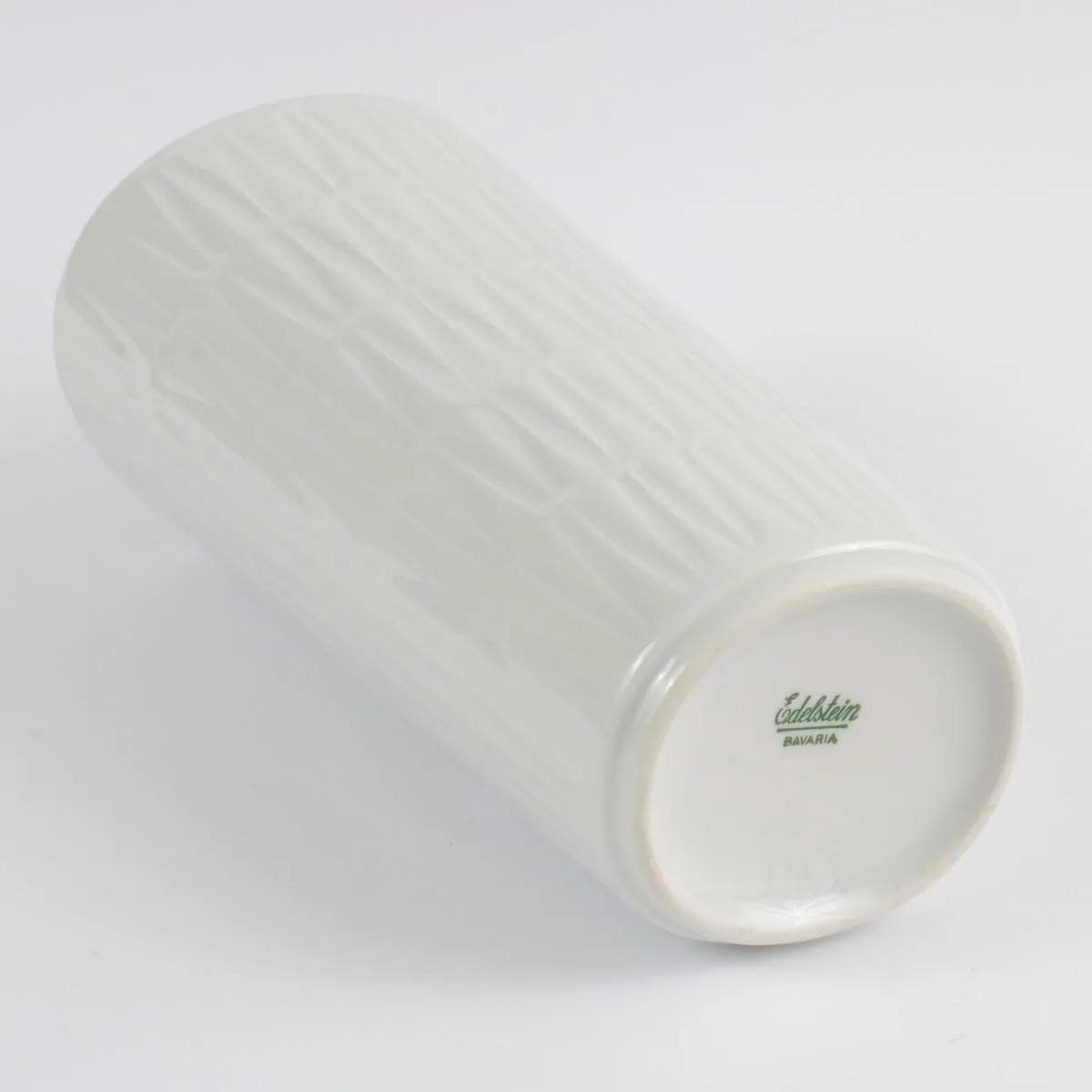 Vase, ivory white porcelain, Edelstein, Germany, 1960s. - 164829