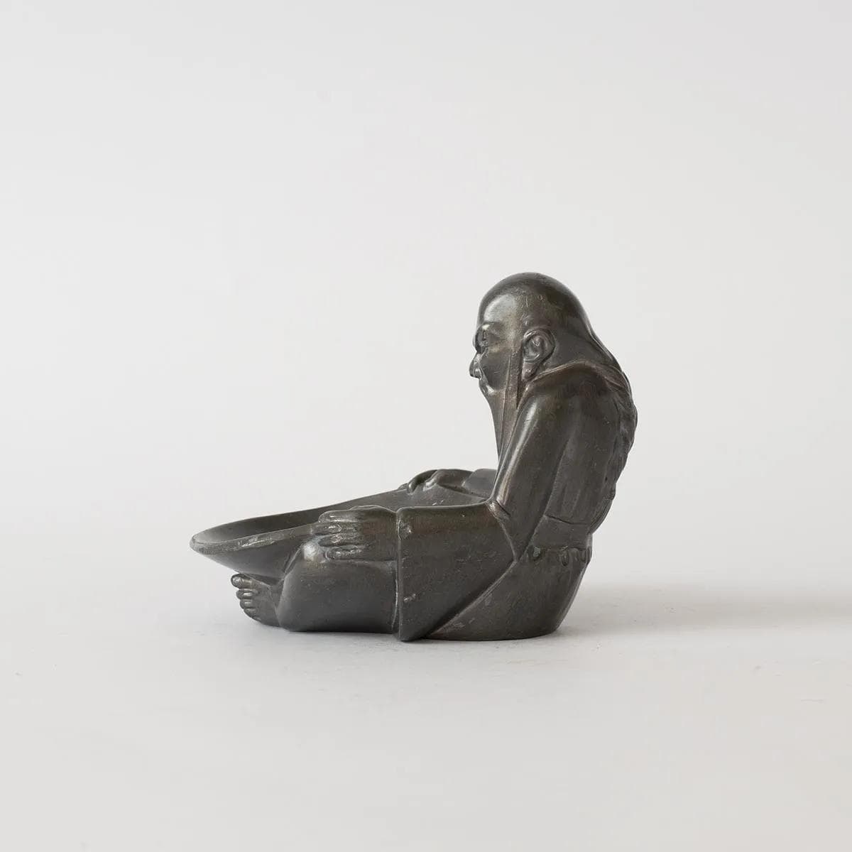 Figurka mnicha, srebrny, metal, proj. J.-P. Le Verrier, Francja, lata 60. - 164816