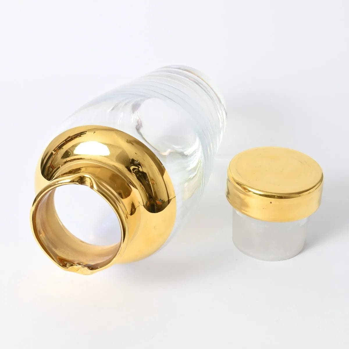 Carafe, transparent glass, Belgium, 1960s. - 164811