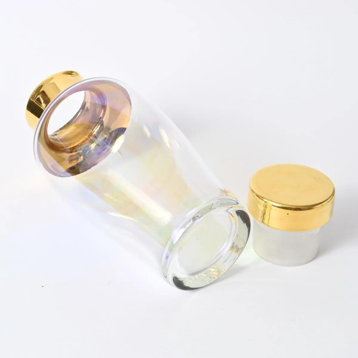 Carafe, transparent glass, Belgium, 1960s. - 164809