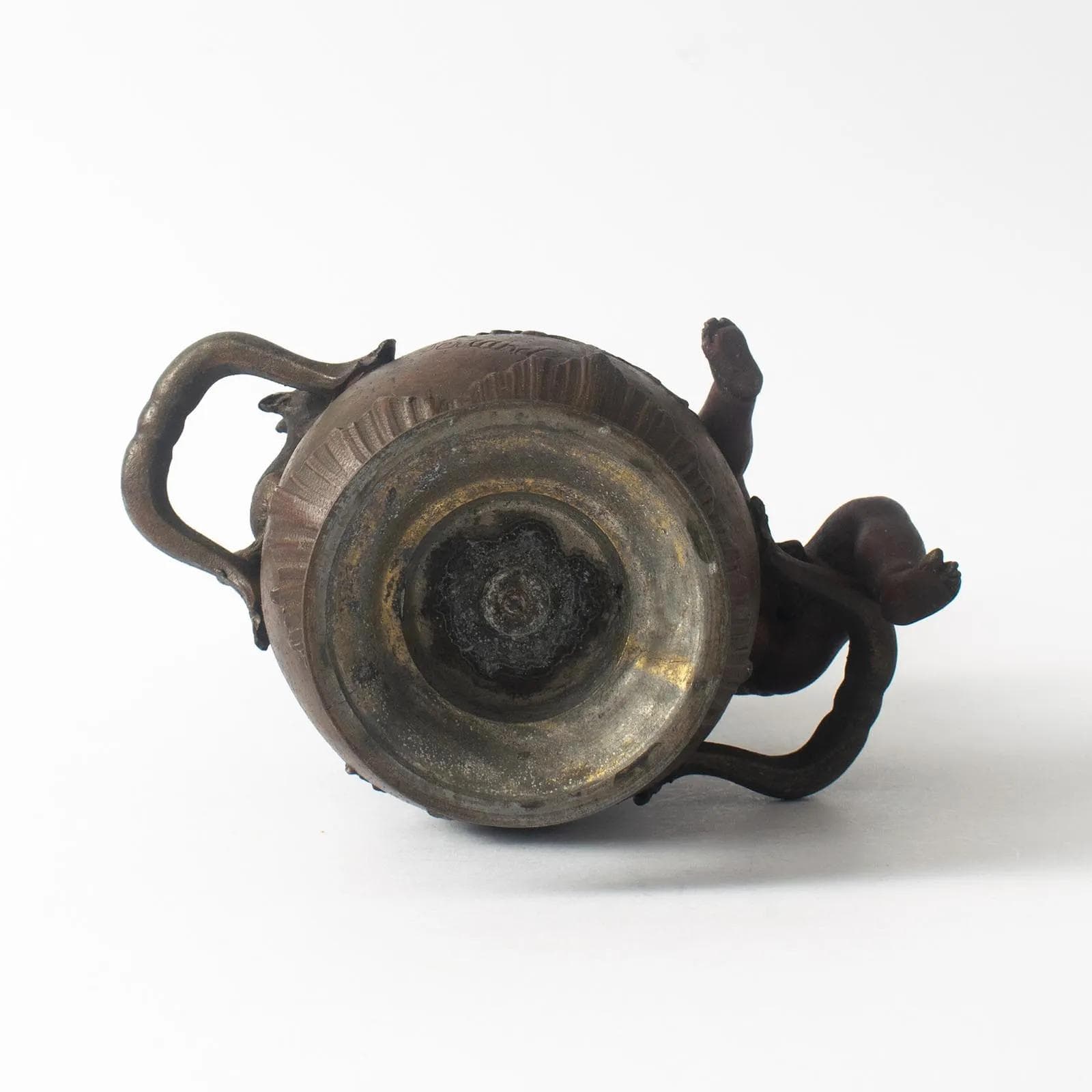 Wazon, brązowy, metal, proj. E. Ferrand, Francja, początek XX w. - 164779