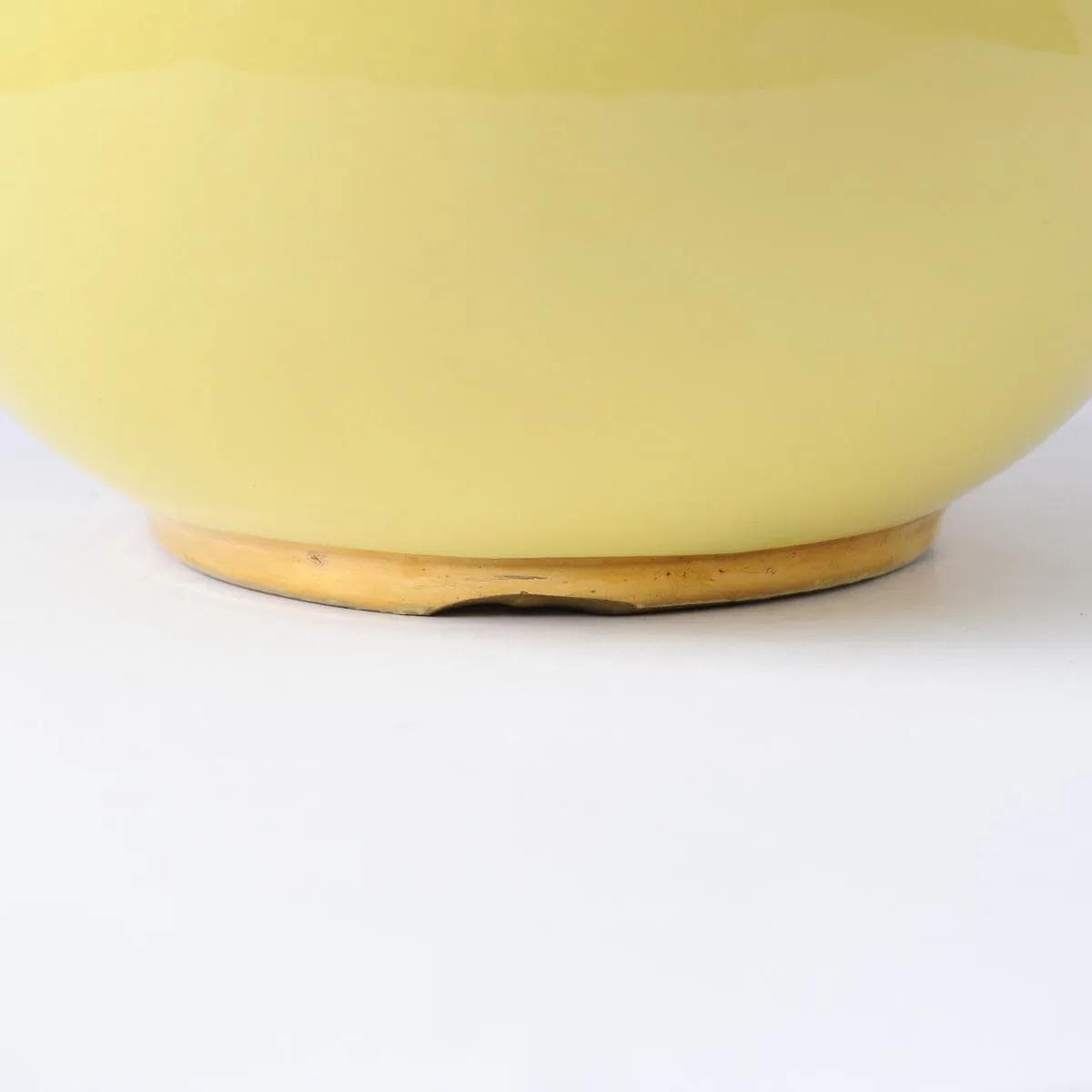 Pitcher, yellow ceramics, by R. Chevalier, Boch Freres, Belgium, 1930s. - 164751