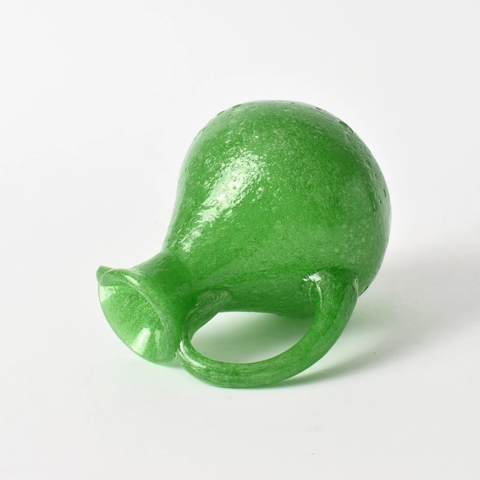 Wazon Pulegoso, zielony, szkło, Włochy, lata 60. - 164738