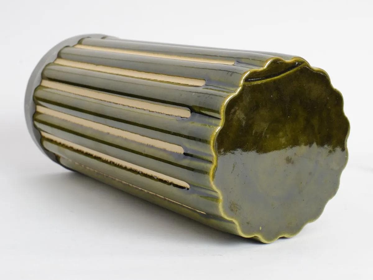 Wine cooler Polar Boy, olive, ceramics, Bay Keramik, Germany, 1960s. - 164732