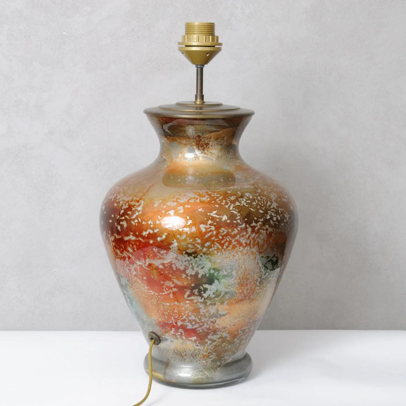 Table lamp, Laque Line, multicolor glass, France, 1970s. - 164717