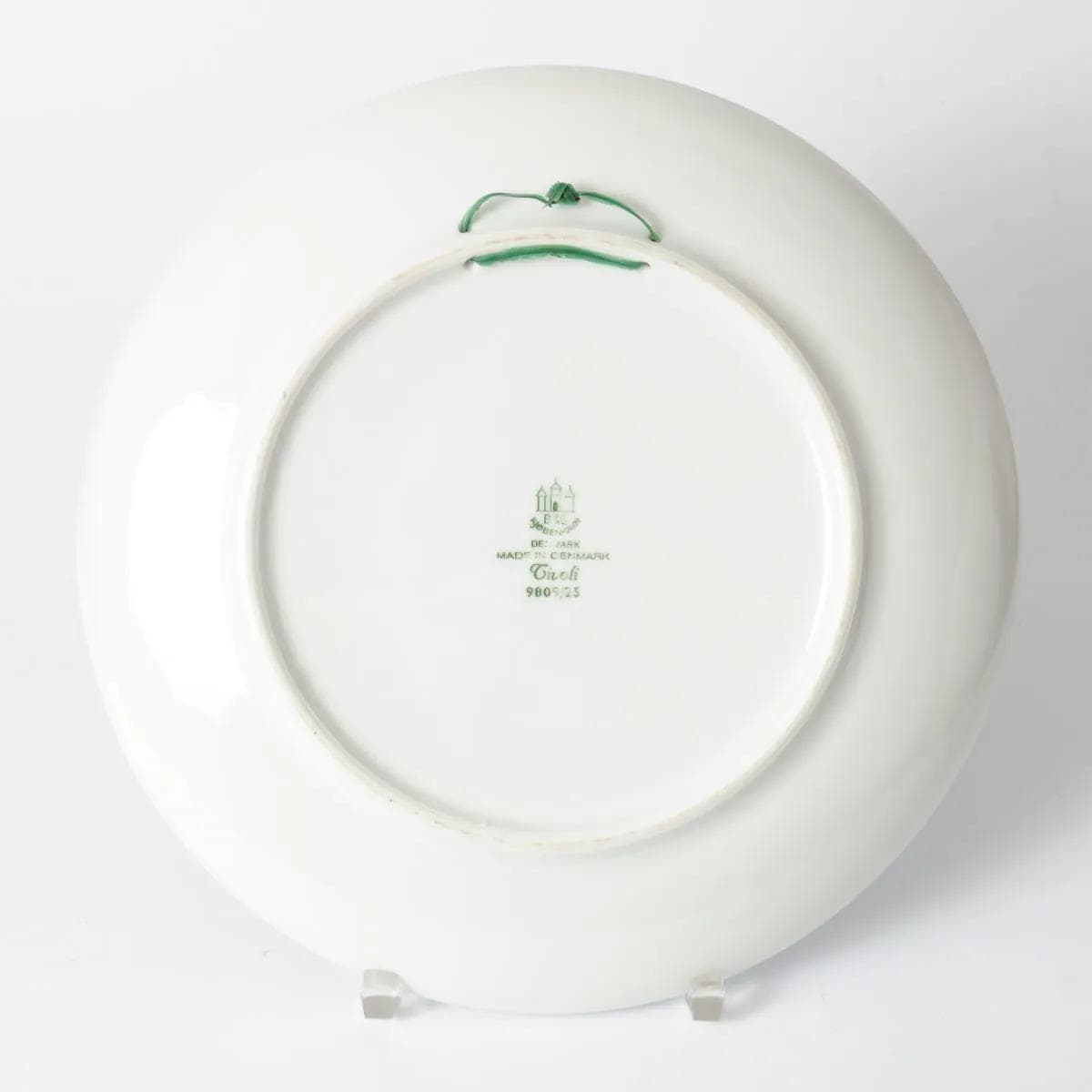 Decorative plate, ivory white porcelain, Bing & Grondahl, Denmark, 1960s. - 164681