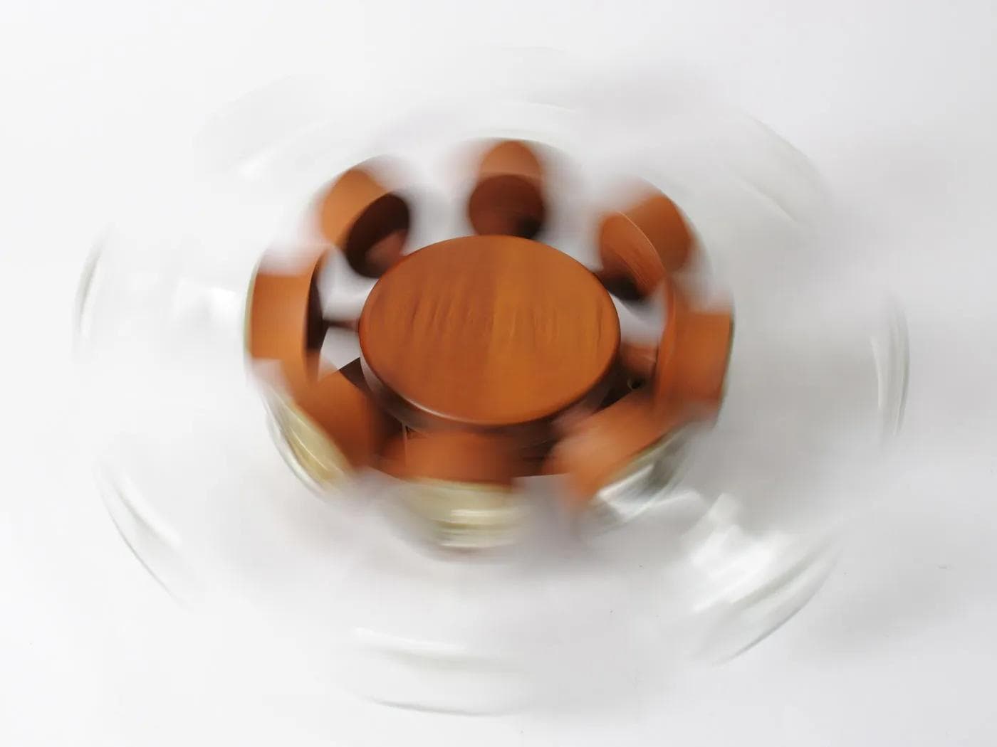 Revolving Spice Rack, light brown teak, glass, Digsmed, Denmark, 1960s. - 164670