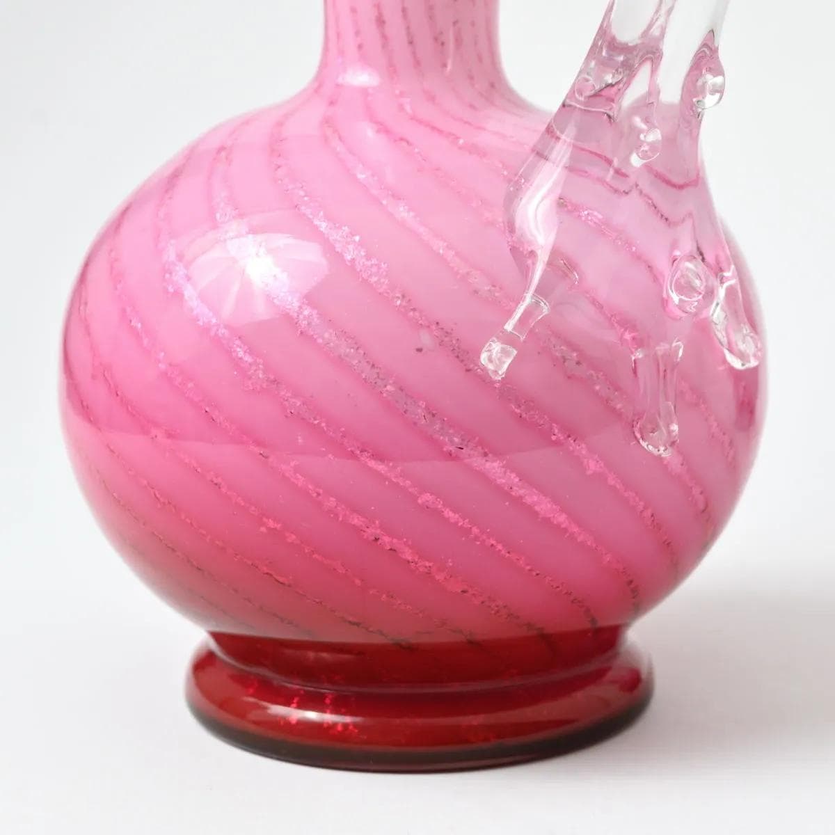 Pair of jugs, pink glass, Stevens and Williams, United Kingdom, 19th c. - 164644