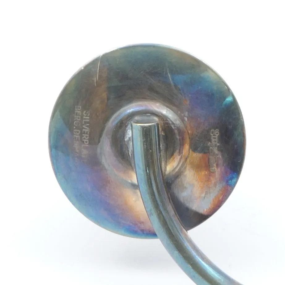 Candleholder Berg, silver brass, Denmark, 1960s. - 164618