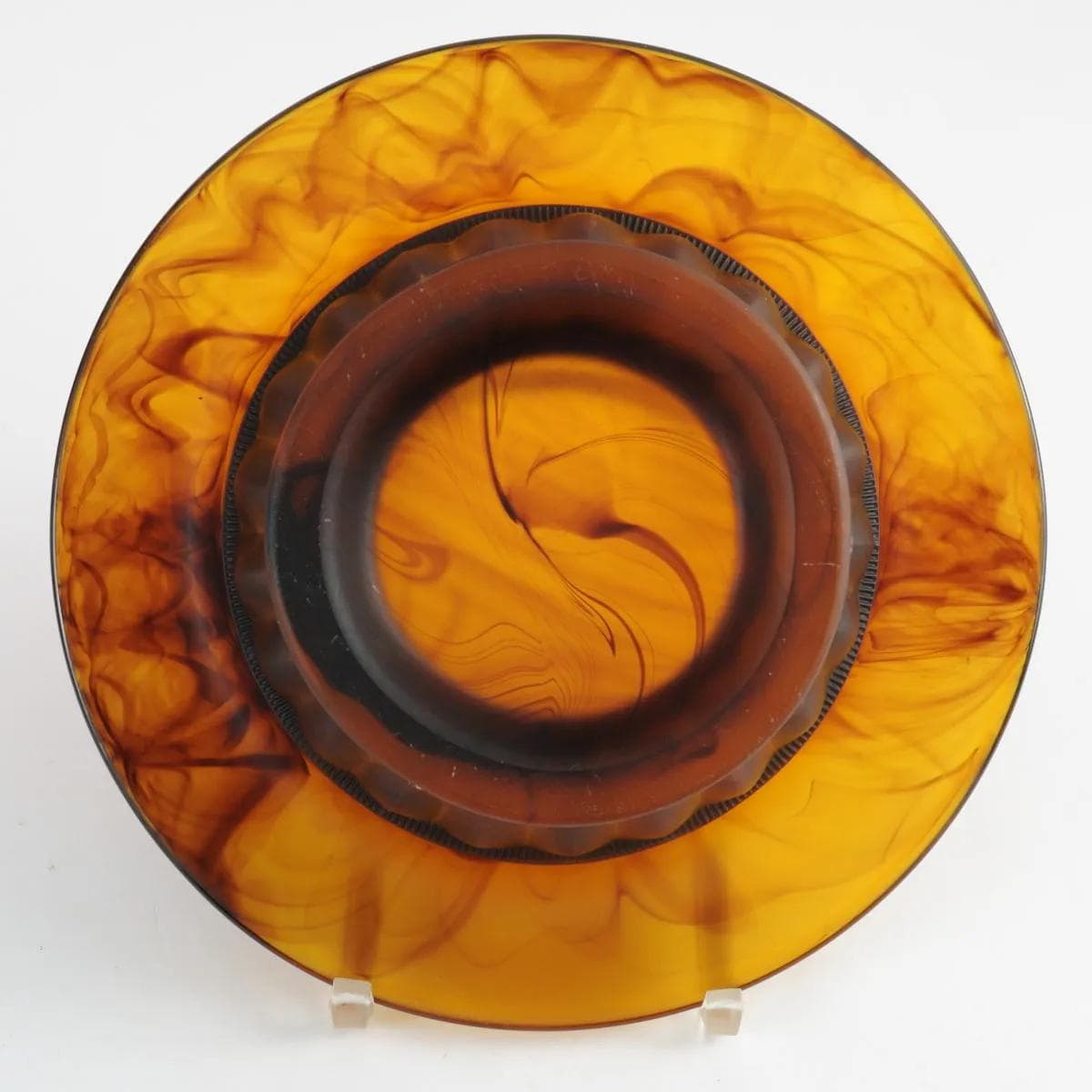 Bowl Art Deco, yellow glass, Davidson, United Kingdom, 1930s. - 164590