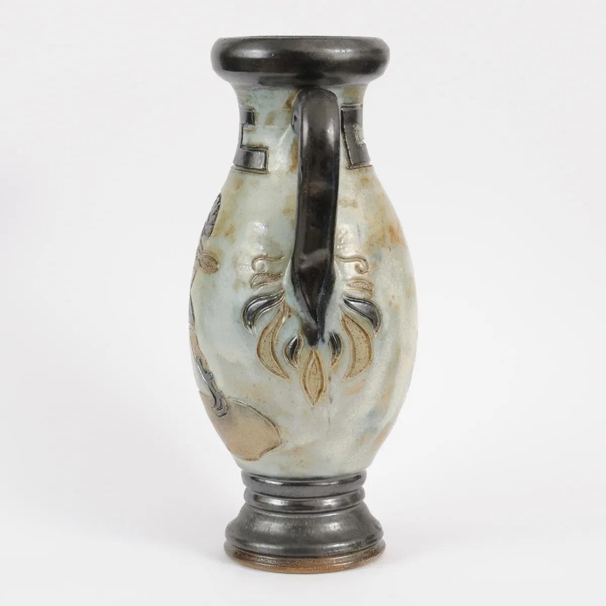 Wazon, kamionka multikolor, proj. R. Guerin, Belgia, lata 40. - 164541