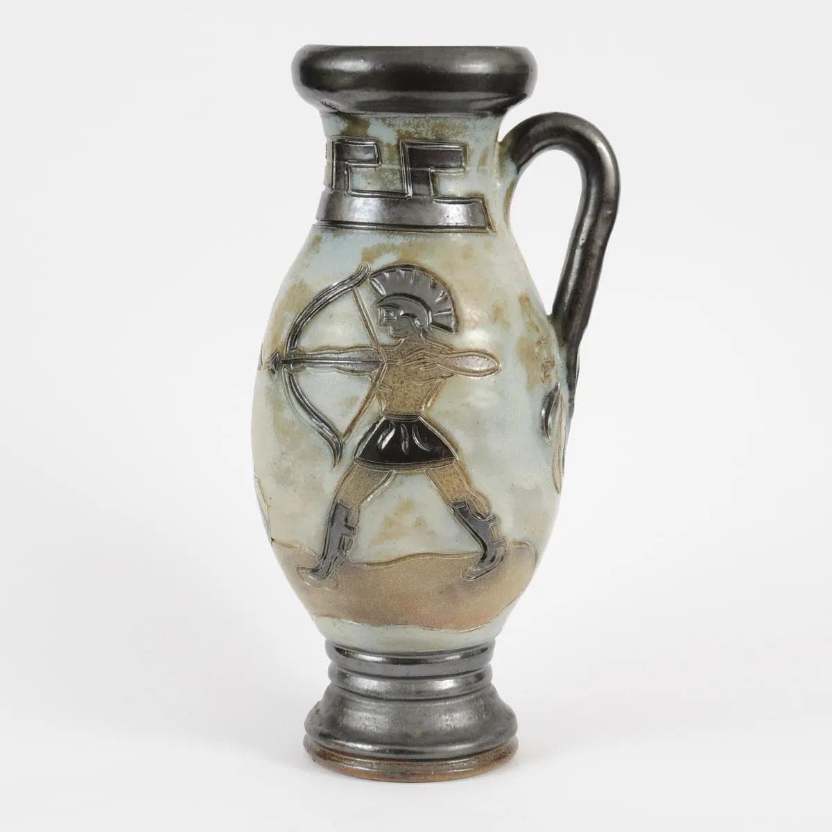 Wazon, kamionka multikolor, proj. R. Guerin, Belgia, lata 40. - 164539