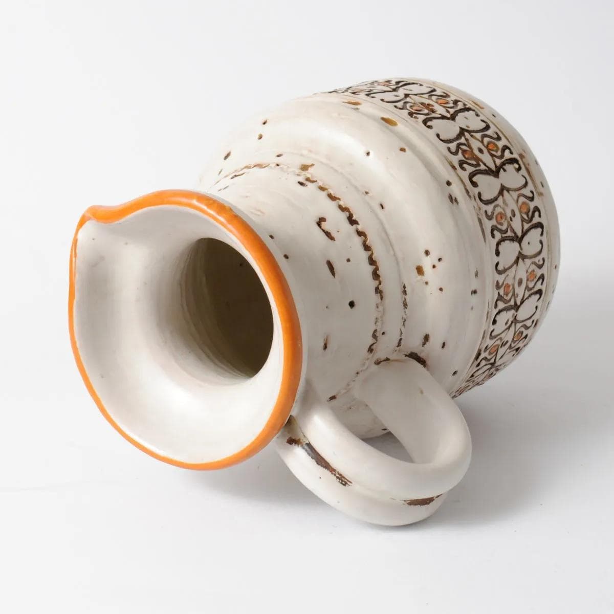 Jug, white ceramic, Italy, 1970s. - 164536