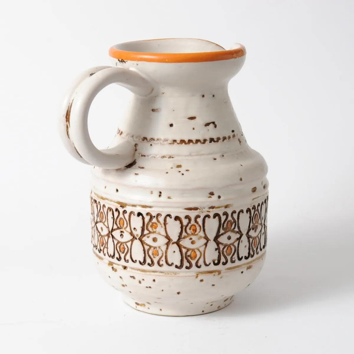 Jug, white ceramic, Italy, 1970s. - 164534