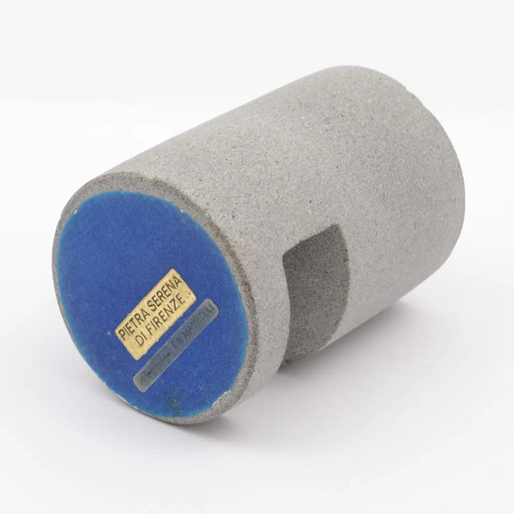 Zapalniczka gabinetowa, szary piaskowiec, Fratelli Mannelli, Włochy, lata 70. - 164506