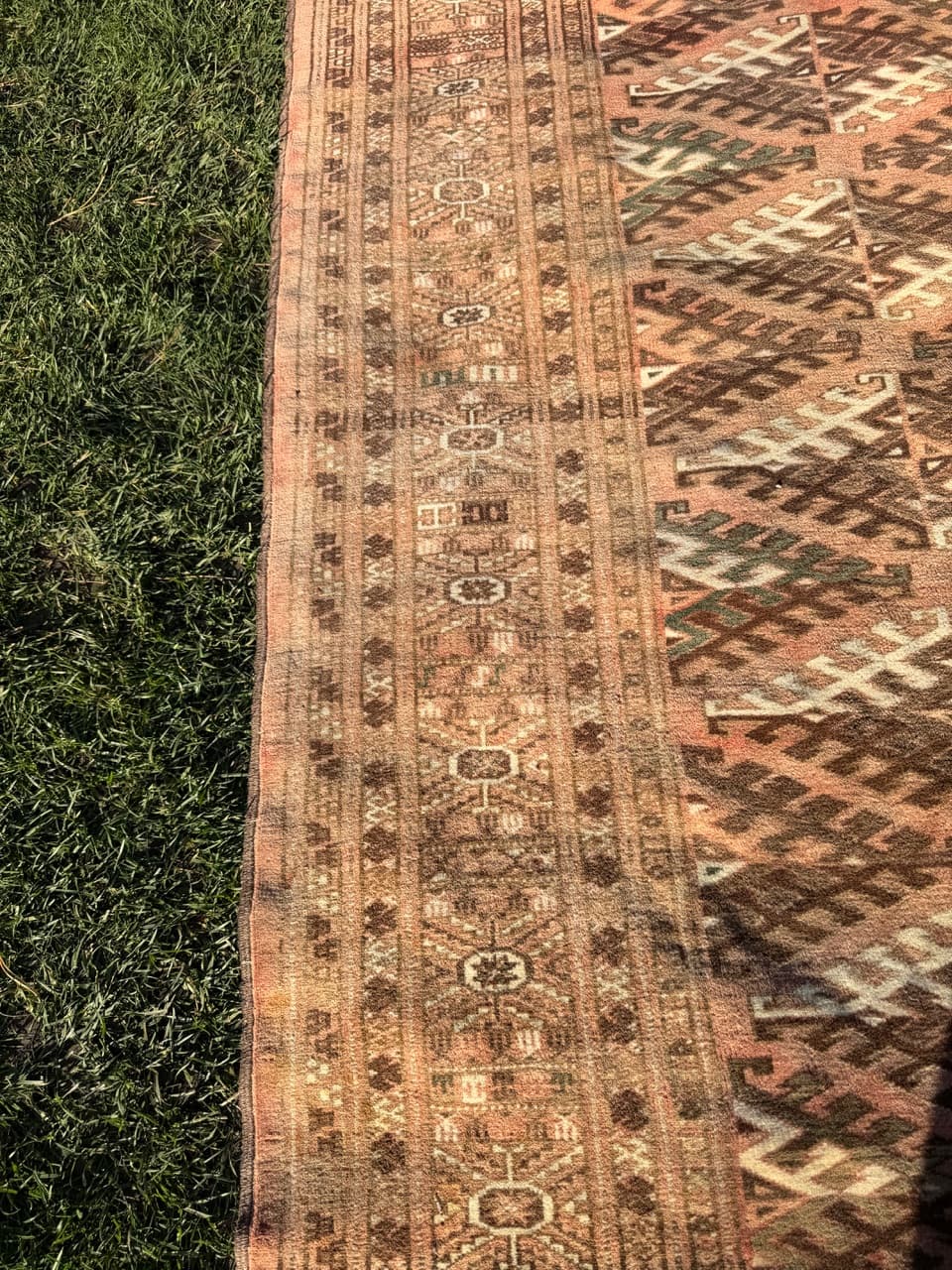 Dywan Turkmen, multikolor, wełna, Afganistan, lata 50. - 164957