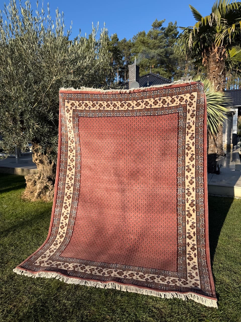 Dywan Indo Mir 240x177 cm, brązowy, wełna, Indie - 164972