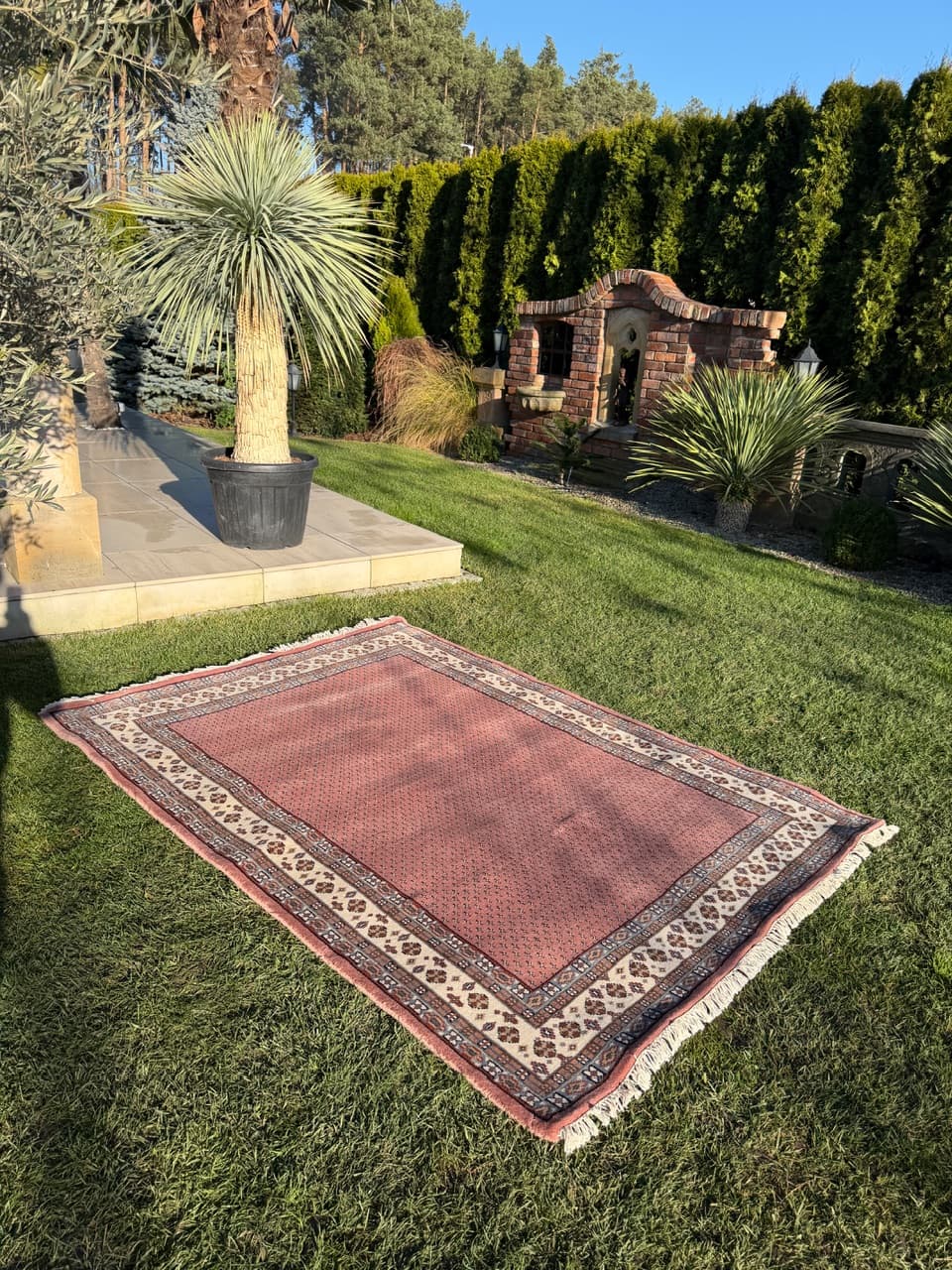 Dywan Indo Mir 240x177 cm, brązowy, wełna, Indie - 164966