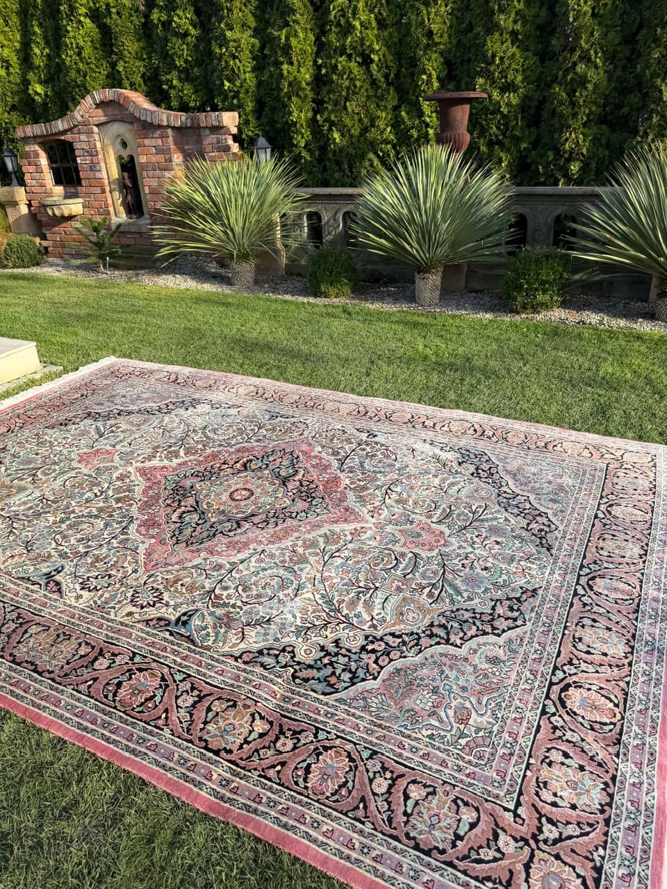 Dywan Ghoum/Qom, beżowy, jedwab, Iran - 165002