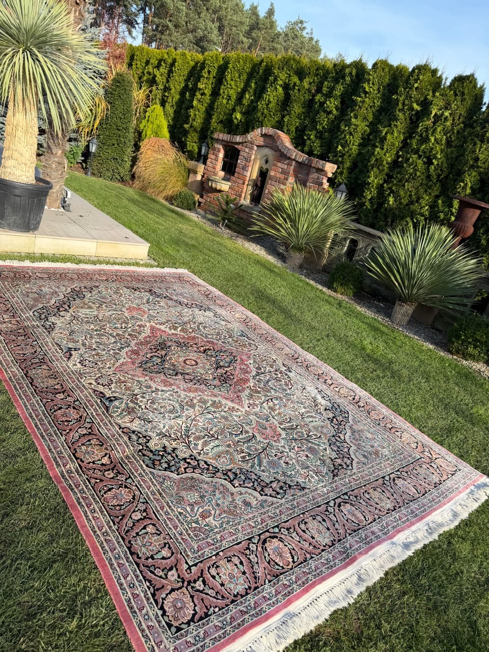 Dywan Ghoum/Qom, beżowy, jedwab, Iran - 165003