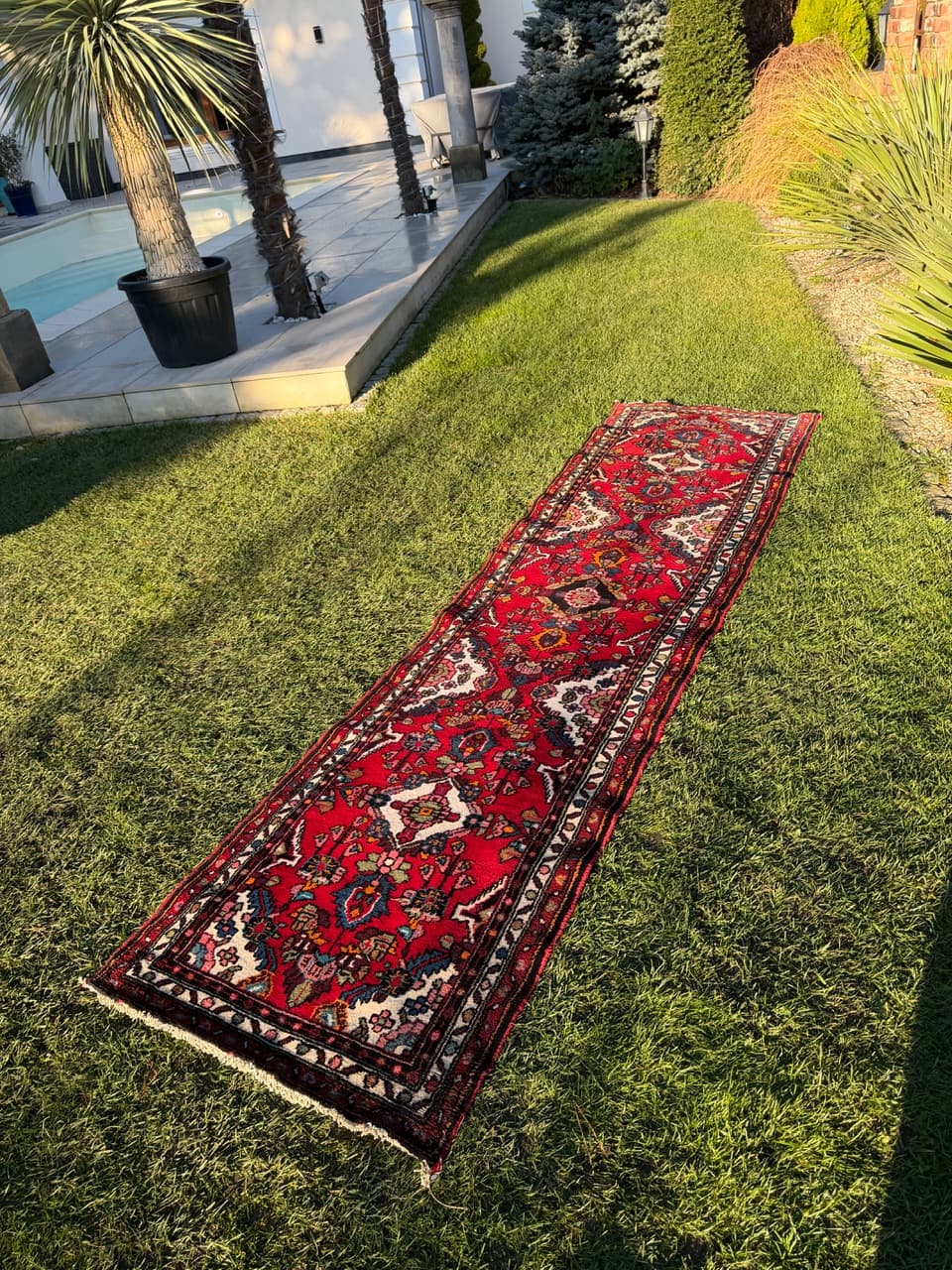 Chodnik Hamadan, multikolor, wełna, Iran, lata 20. - 166881