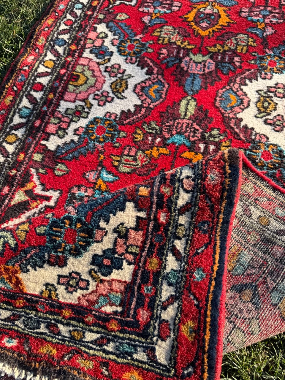 Chodnik Hamadan, multikolor, wełna, Iran, lata 20. - 166885