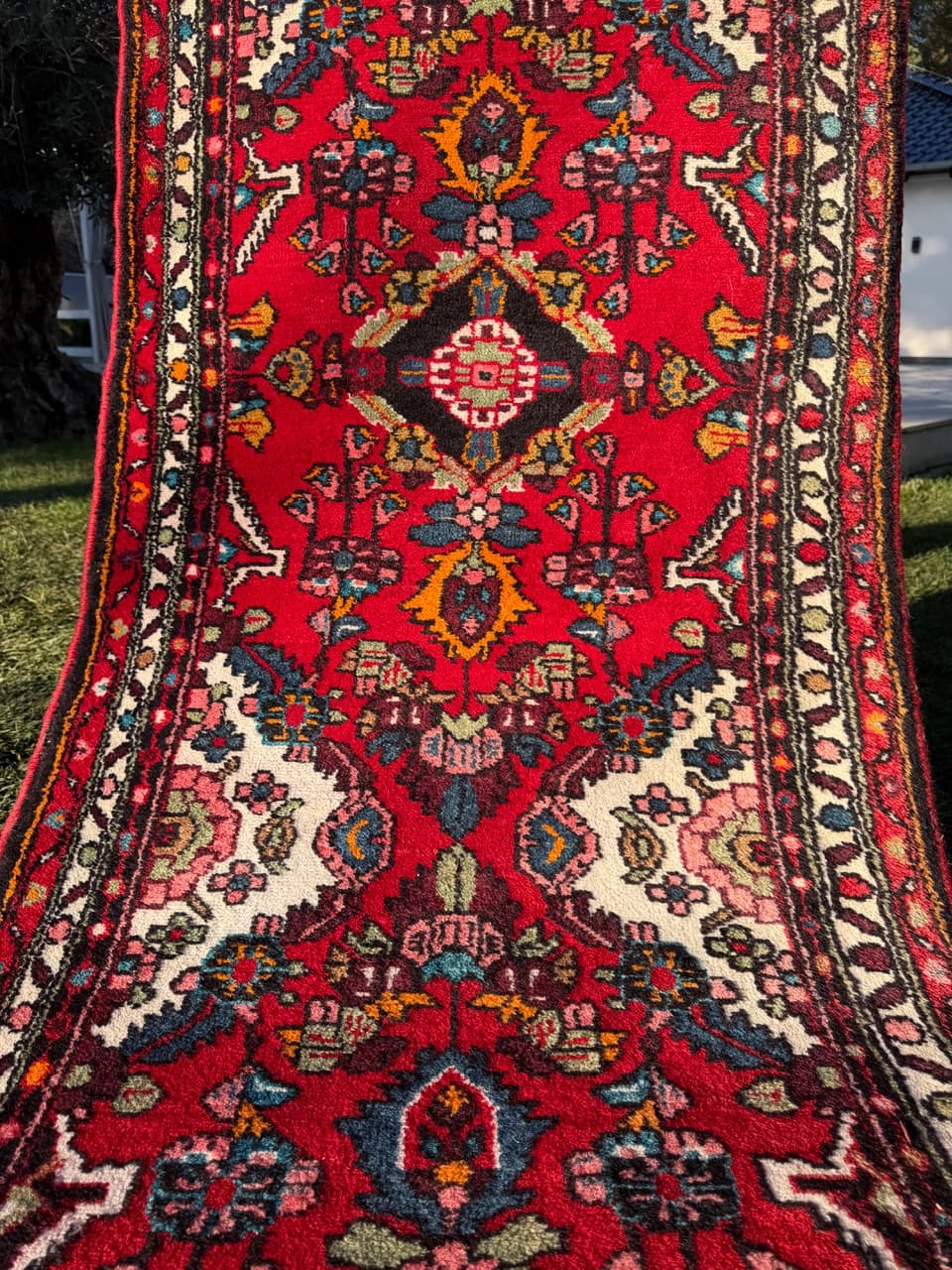 Chodnik Hamadan, multikolor, wełna, Iran, lata 20. - 166883