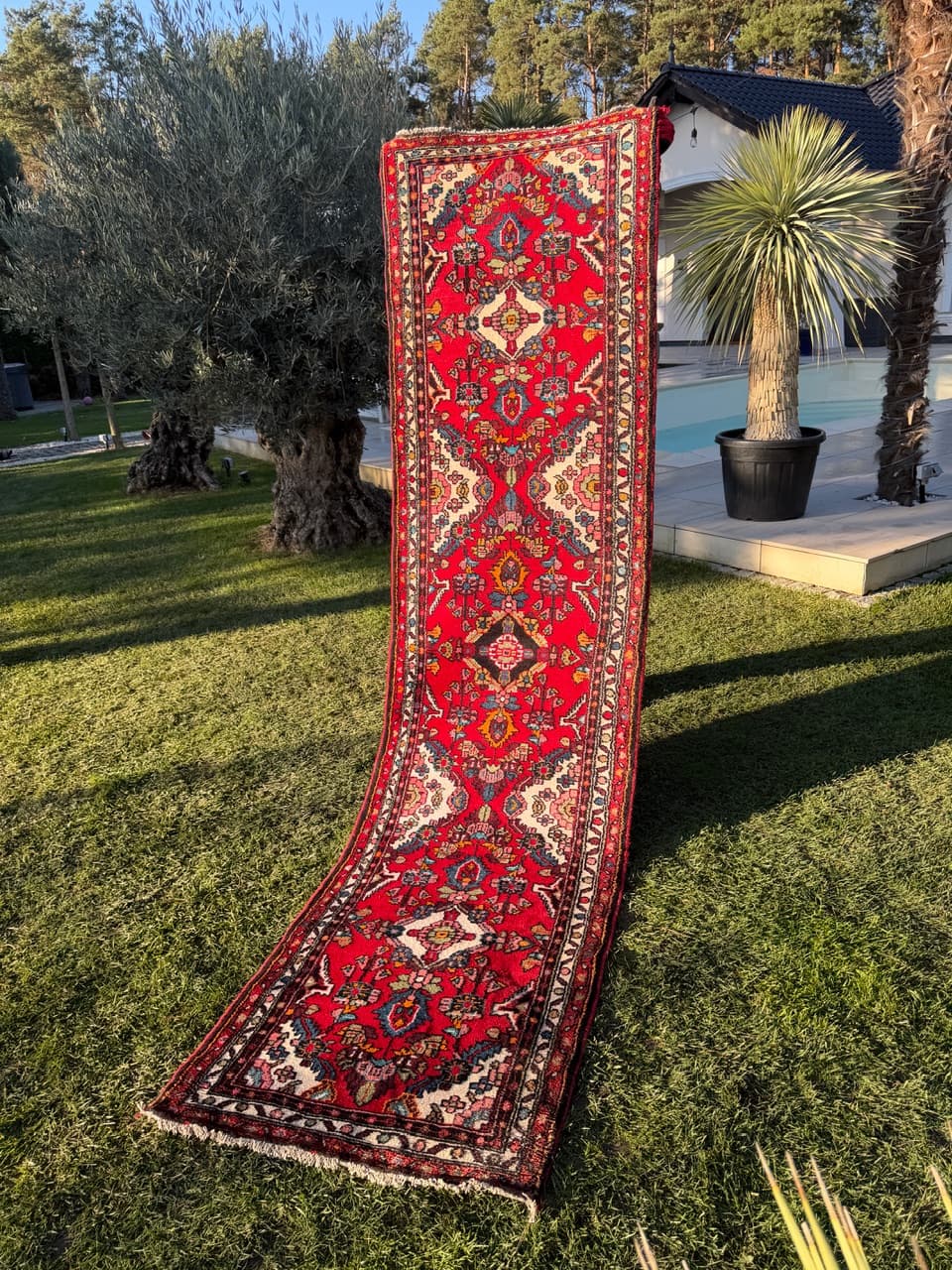 Chodnik Hamadan, multikolor, wełna, Iran, lata 20. - 166874