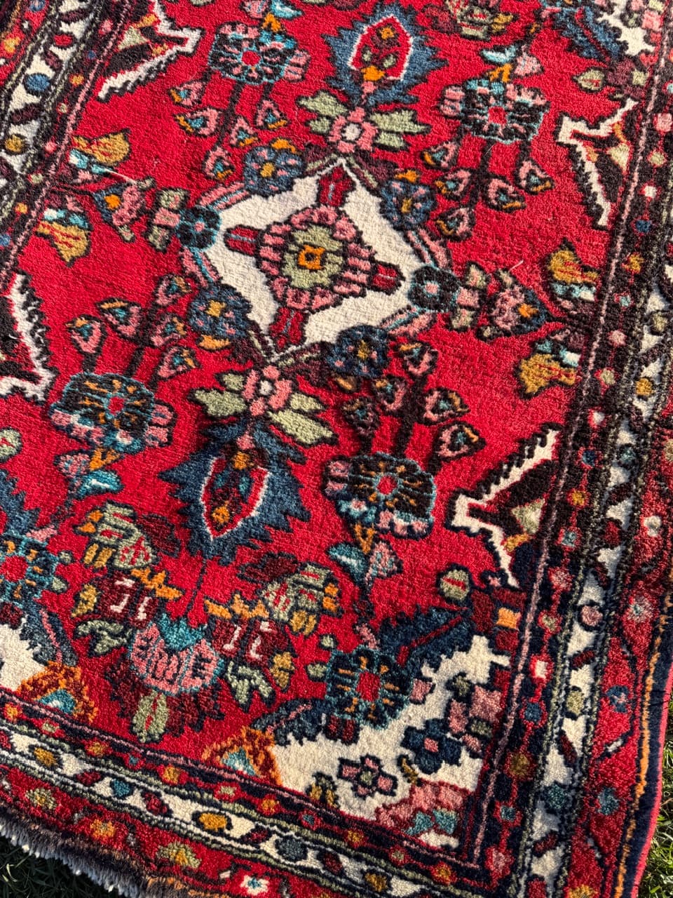 Chodnik Hamadan, multikolor, wełna, Iran, lata 20. - 166878