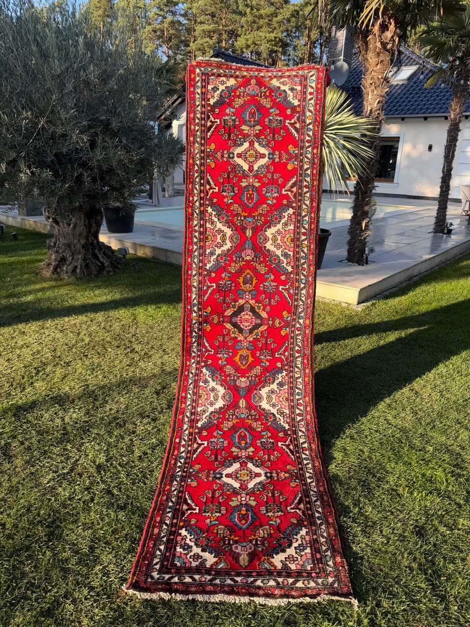 Chodnik Hamadan, multikolor, wełna, Iran, lata 20. - 166872