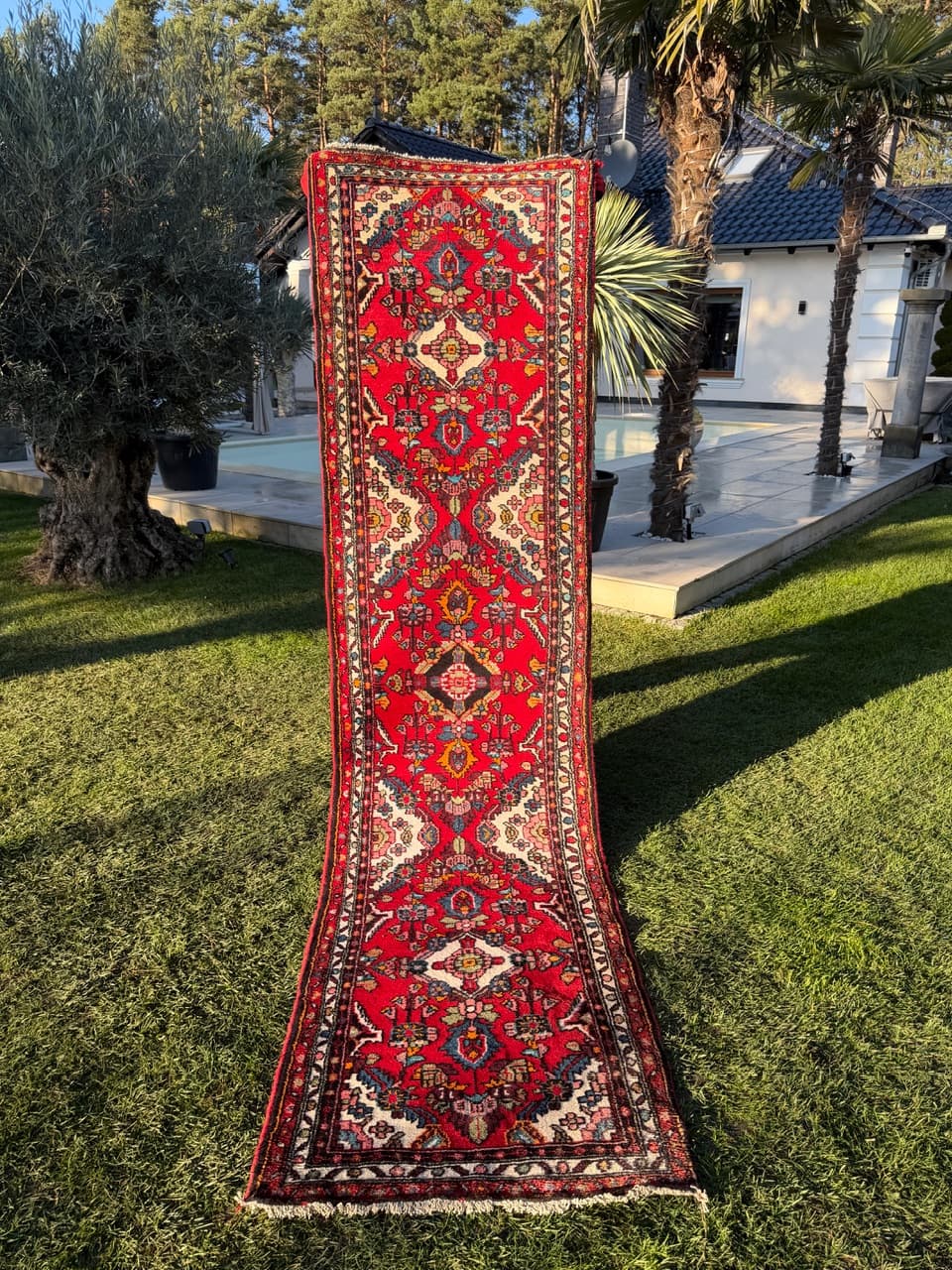 Chodnik Hamadan, multikolor, wełna, Iran, lata 20. - 166875