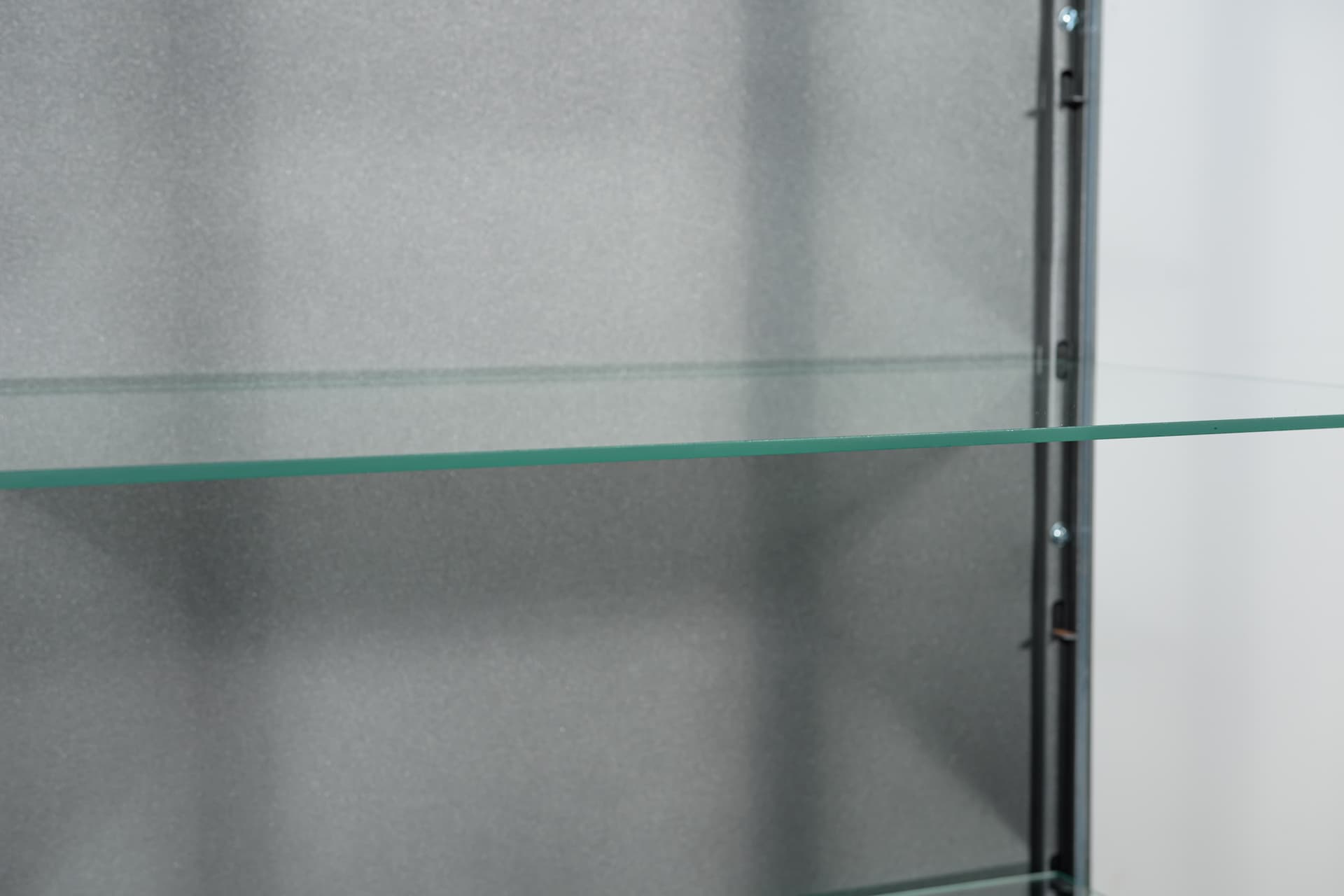 Medical cabinet, grey metal, Poland, 1950s. - 166913