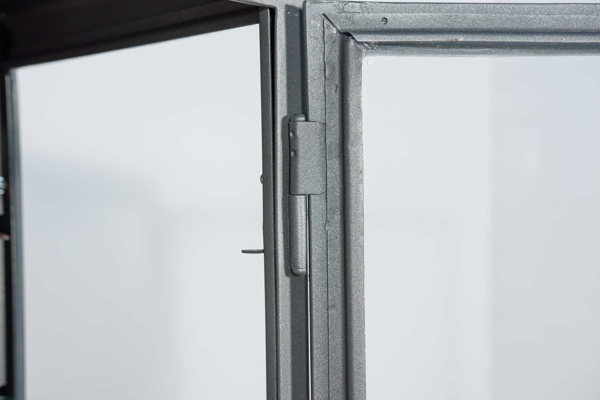 Medical cabinet, grey metal, Poland, 1950s. - 166914