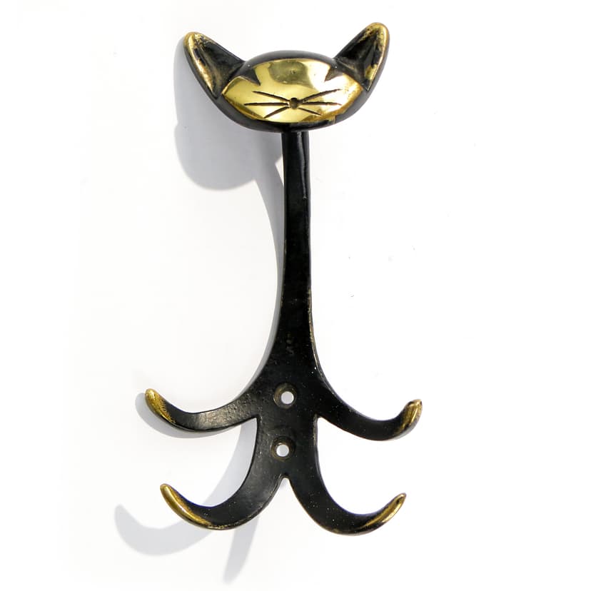 Wieszak w kształcie kotka, W. Bosse, Wiedeń lata 40.