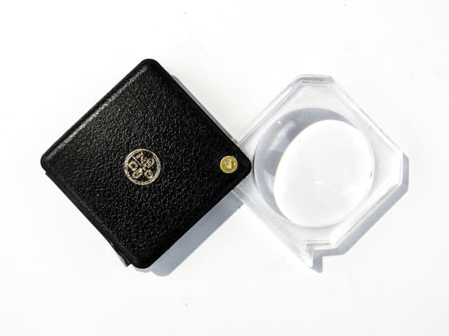 Lupa kieszonkowa lata 70. - WYMIARY