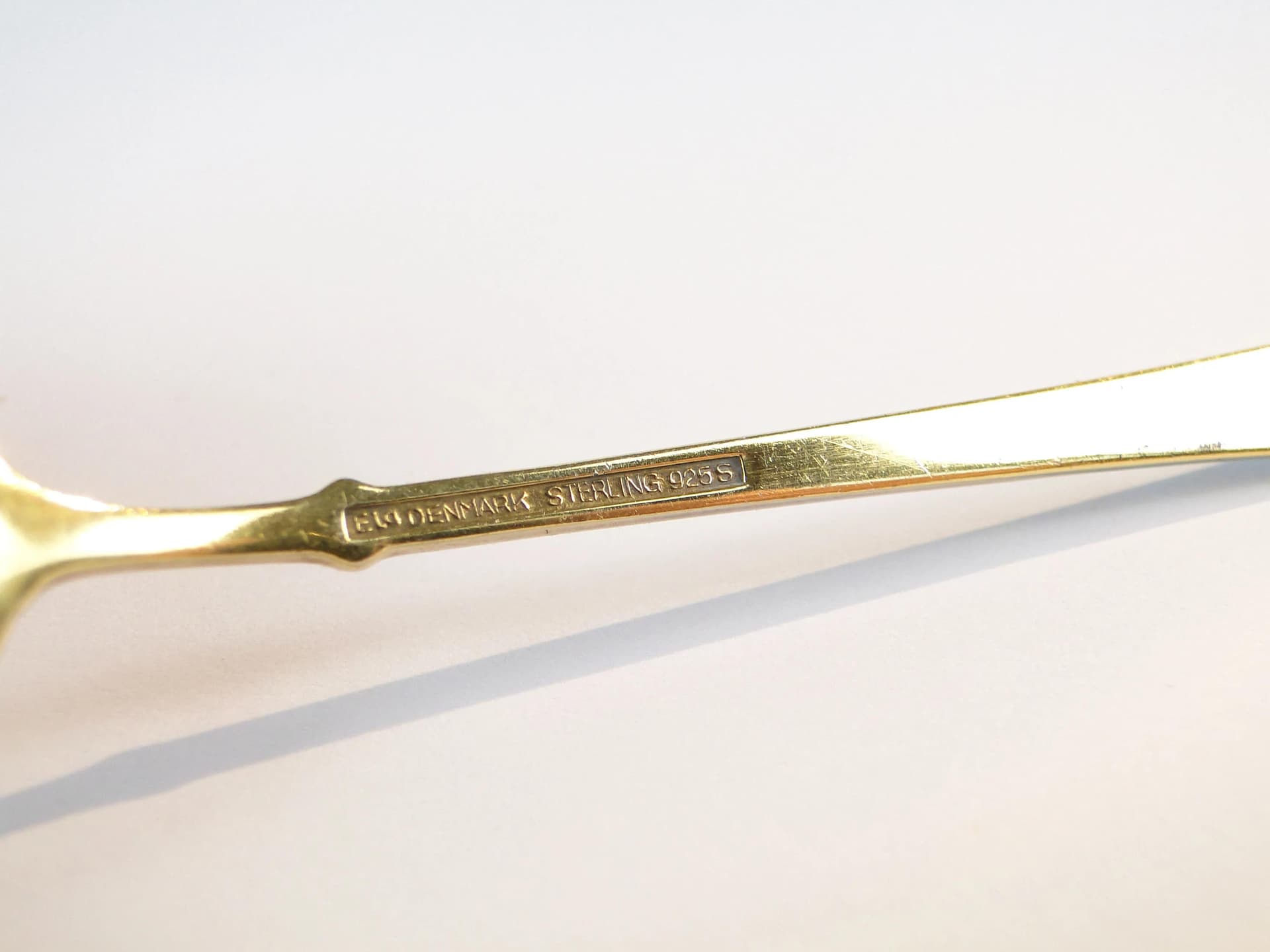 Cutlery set Art Deco, multicolor, gilt silver, Denmark, 1940s. - 10853