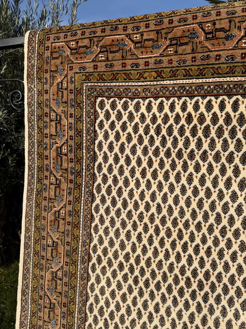 Persian Rug Indo Mir 260x165 cm, beige, wool, India - 167092