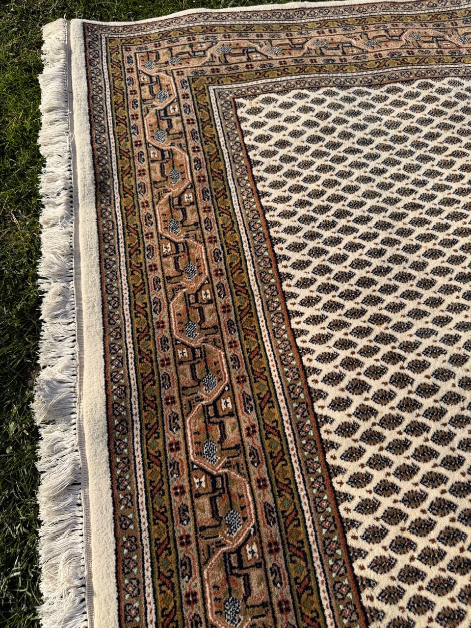 Persian Rug Indo Mir 260x165 cm, beige, wool, India - 167099