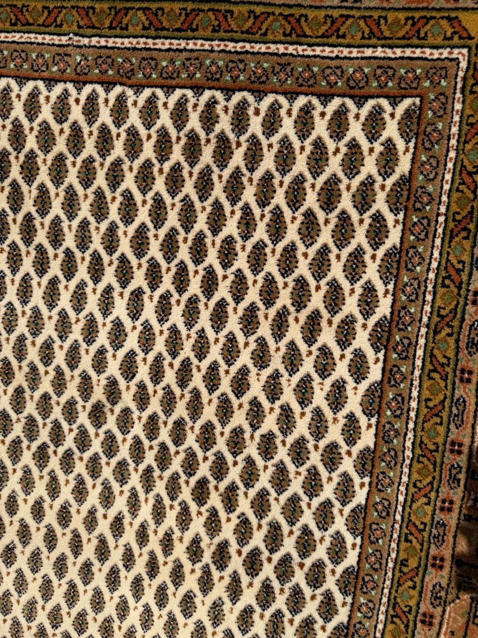 Persian Rug Indo Mir 260x165 cm, beige, wool, India - 167095